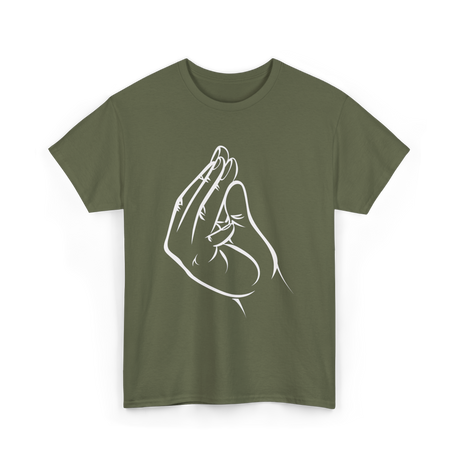 Italian Hand Gesture Meme Gesture T-Shirt - Military Green