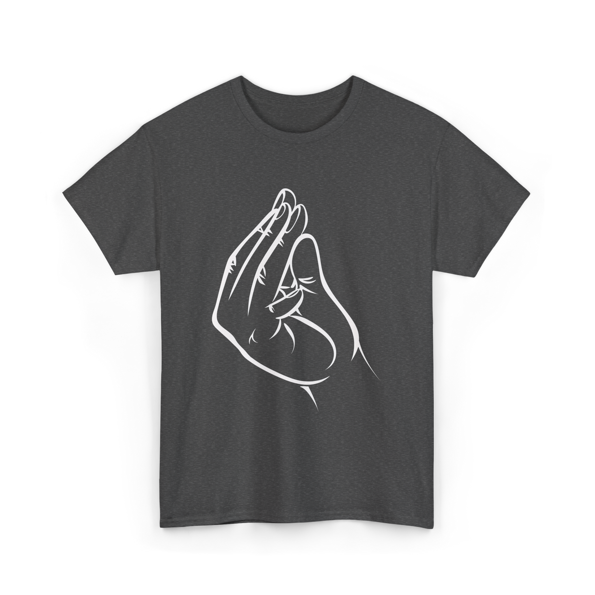 Italian Hand Gesture Meme Gesture T-Shirt - Dark Heather