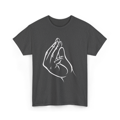 Italian Hand Gesture Meme Gesture T-Shirt - Dark Heather