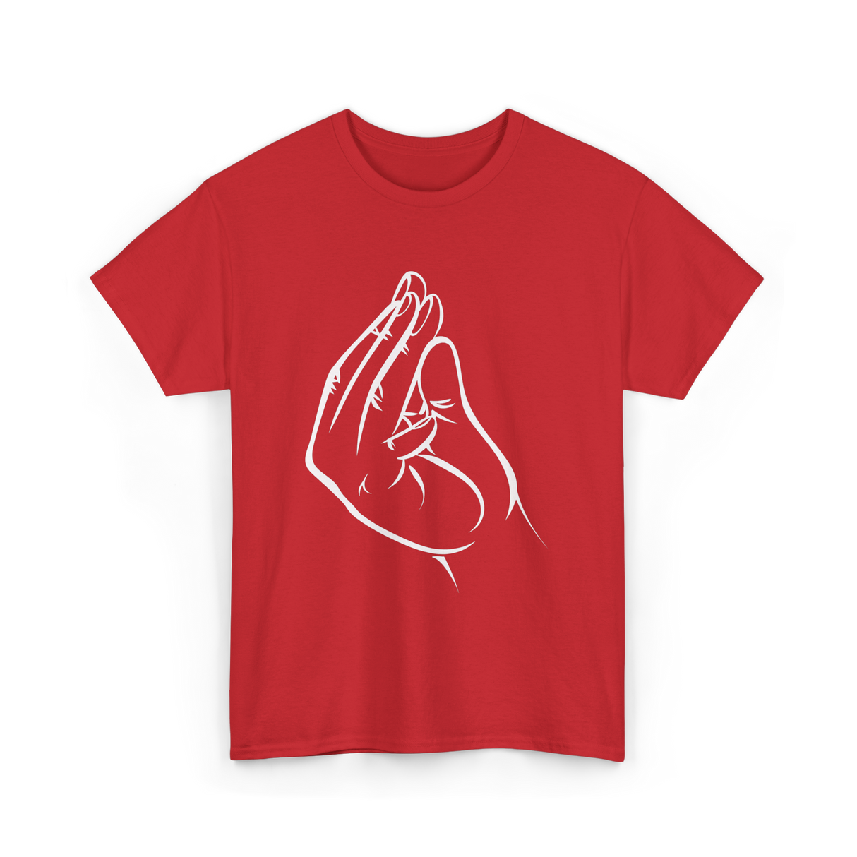 Italian Hand Gesture Meme Gesture T-Shirt - Red