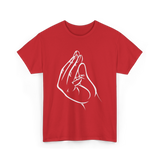 Italian Hand Gesture Meme Gesture T-Shirt - Red