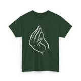 Italian Hand Gesture Meme Gesture T-Shirt - Forest Green