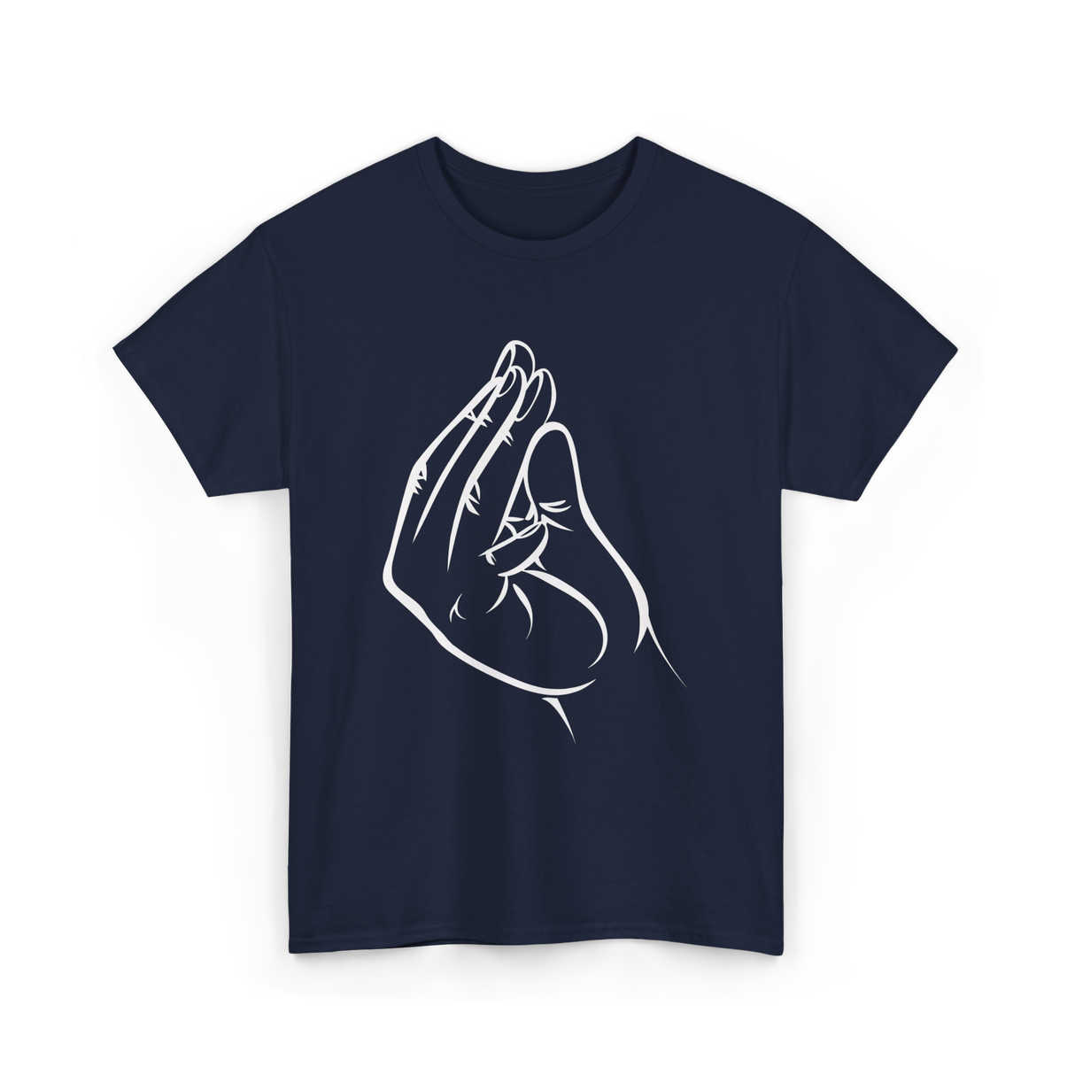 Italian Hand Gesture Meme Gesture T-Shirt - Navy