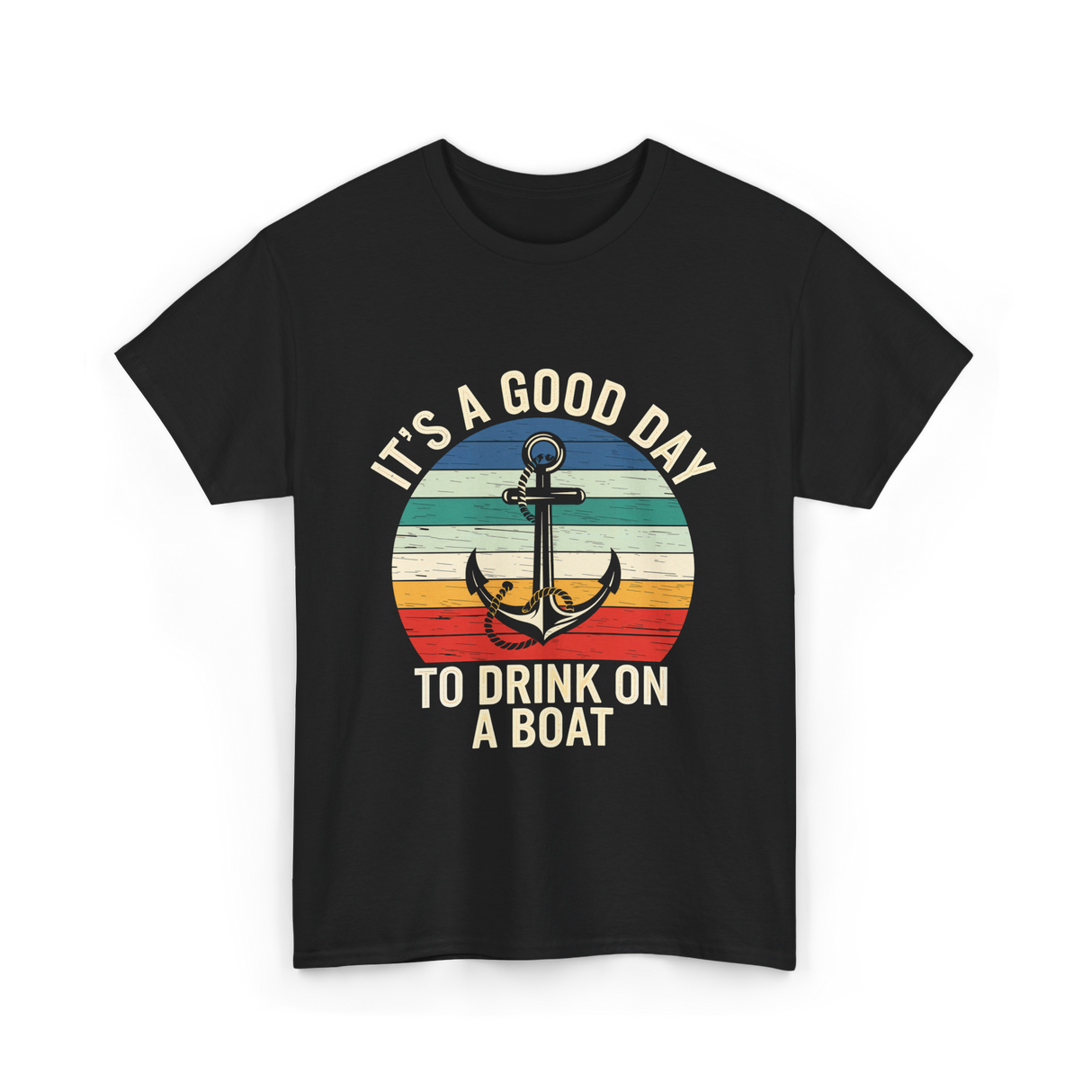 It's A Day Boat T-Shirt - Black