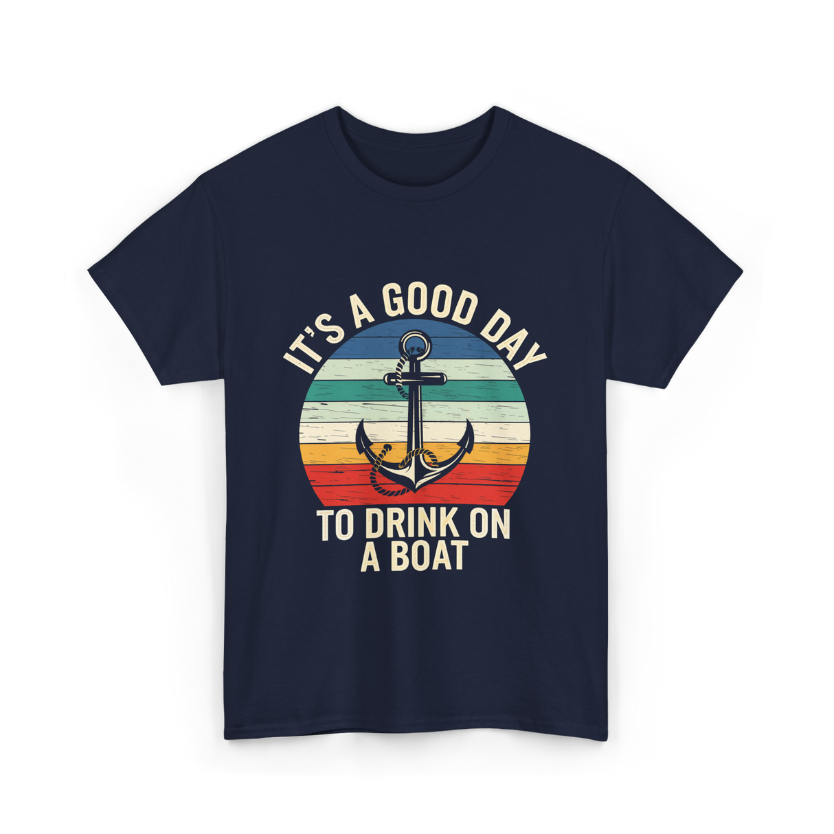 It's A Day Boat T-Shirt - Navy