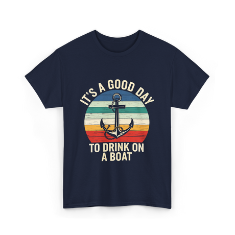 It's A Day Boat T-Shirt - Navy