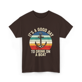 It's A Day Boat T-Shirt - Dark Chocolate