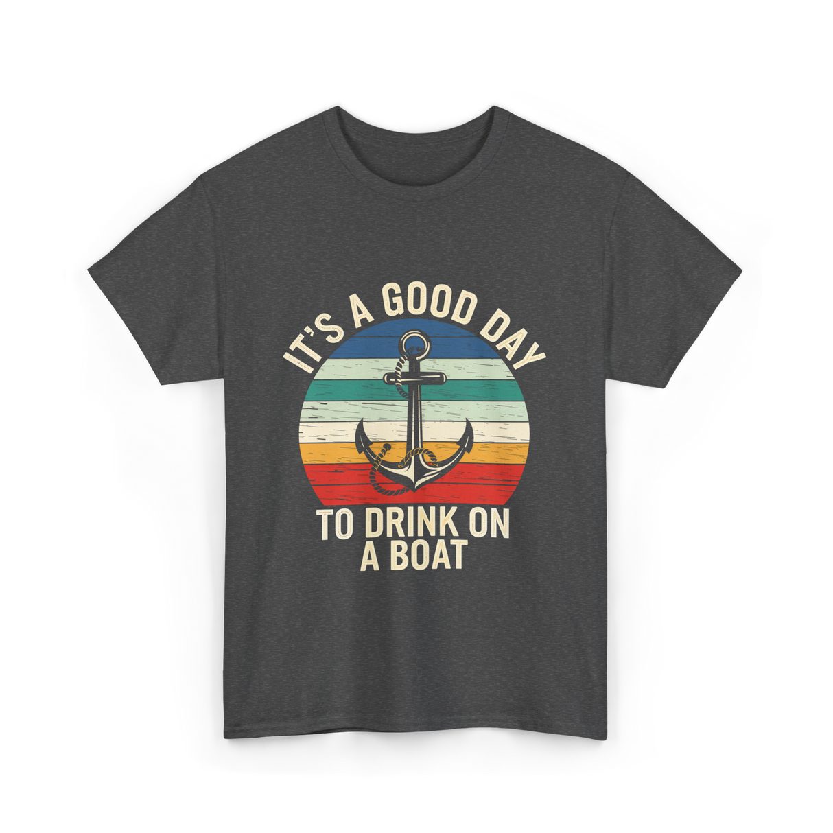 It's A Day Boat T-Shirt - Dark Heather