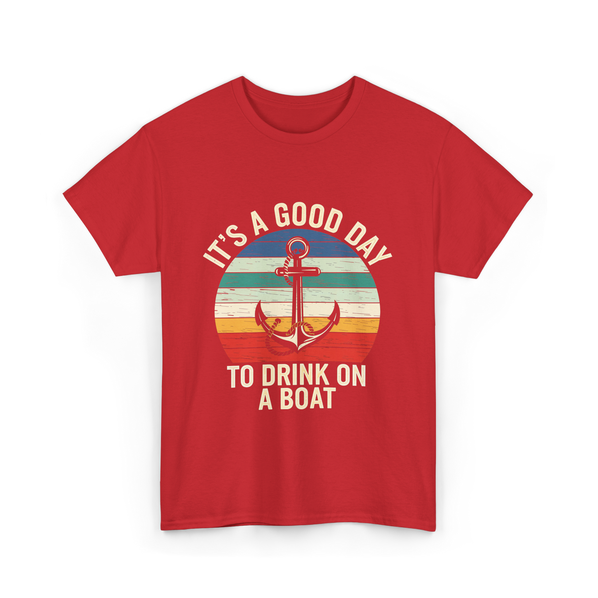 It's A Day Boat T-Shirt - Red