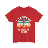 It's A Day Boat T-Shirt - Red