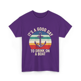 It's A Day Boat T-Shirt - Purple