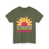 It's A Day Feminism T-Shirt - Military Green