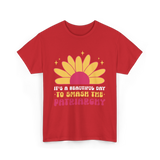 It's A Day Feminism T-Shirt - Red