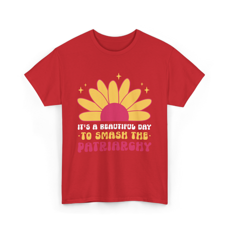 It's A Day Feminism T-Shirt - Red