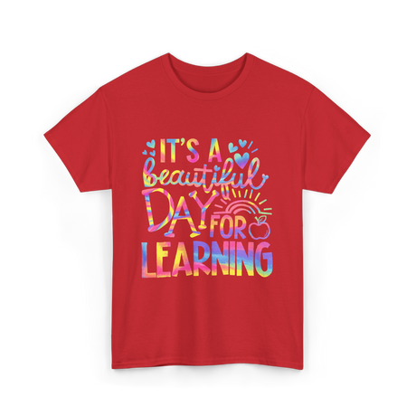 It's a Day Learning T-Shirt - Red