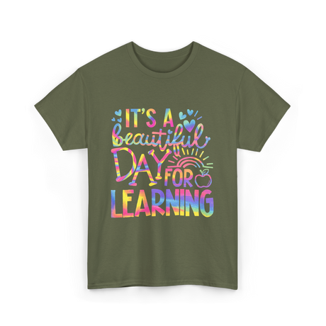 It's a Day Learning T-Shirt - Military Green