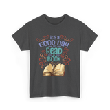 It's A Day Reading Book T-Shirt - Dark Heather