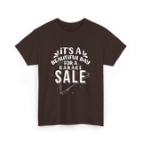 It's A Garage Sale T-Shirt - Dark Chocolate