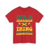 It's A Jamaican Thing Jamaican T-Shirt - Red