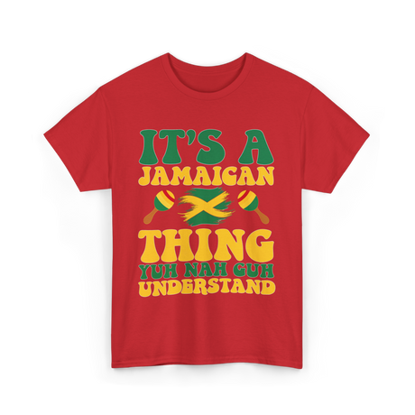 It's A Jamaican Thing Jamaican T-Shirt - Red