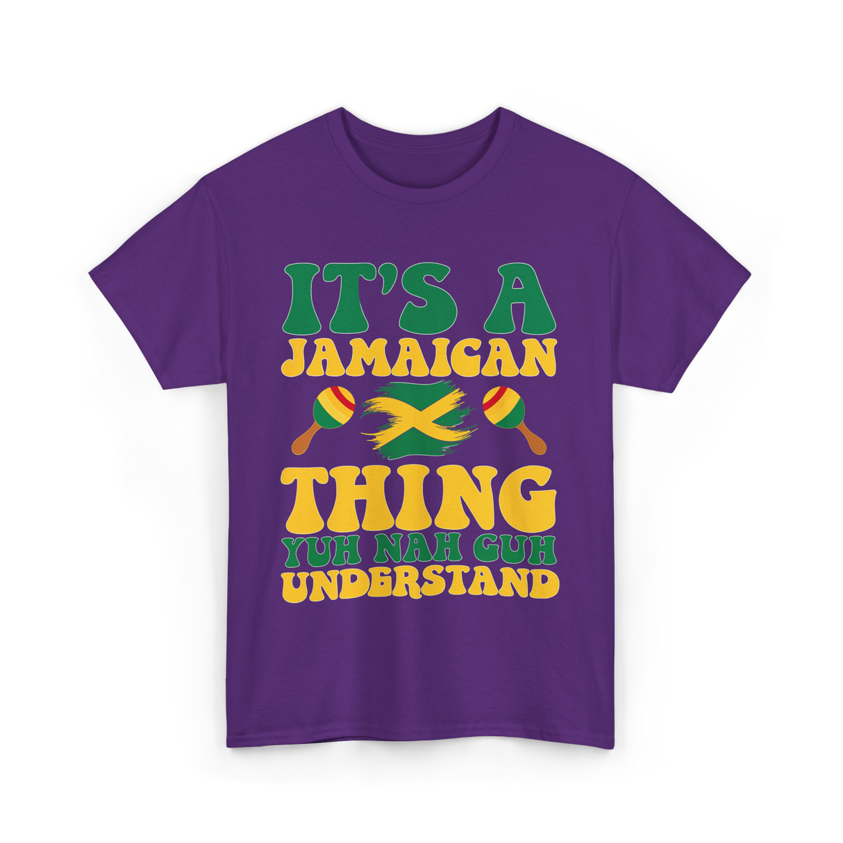 It's A Jamaican Thing Jamaican T-Shirt - Purple