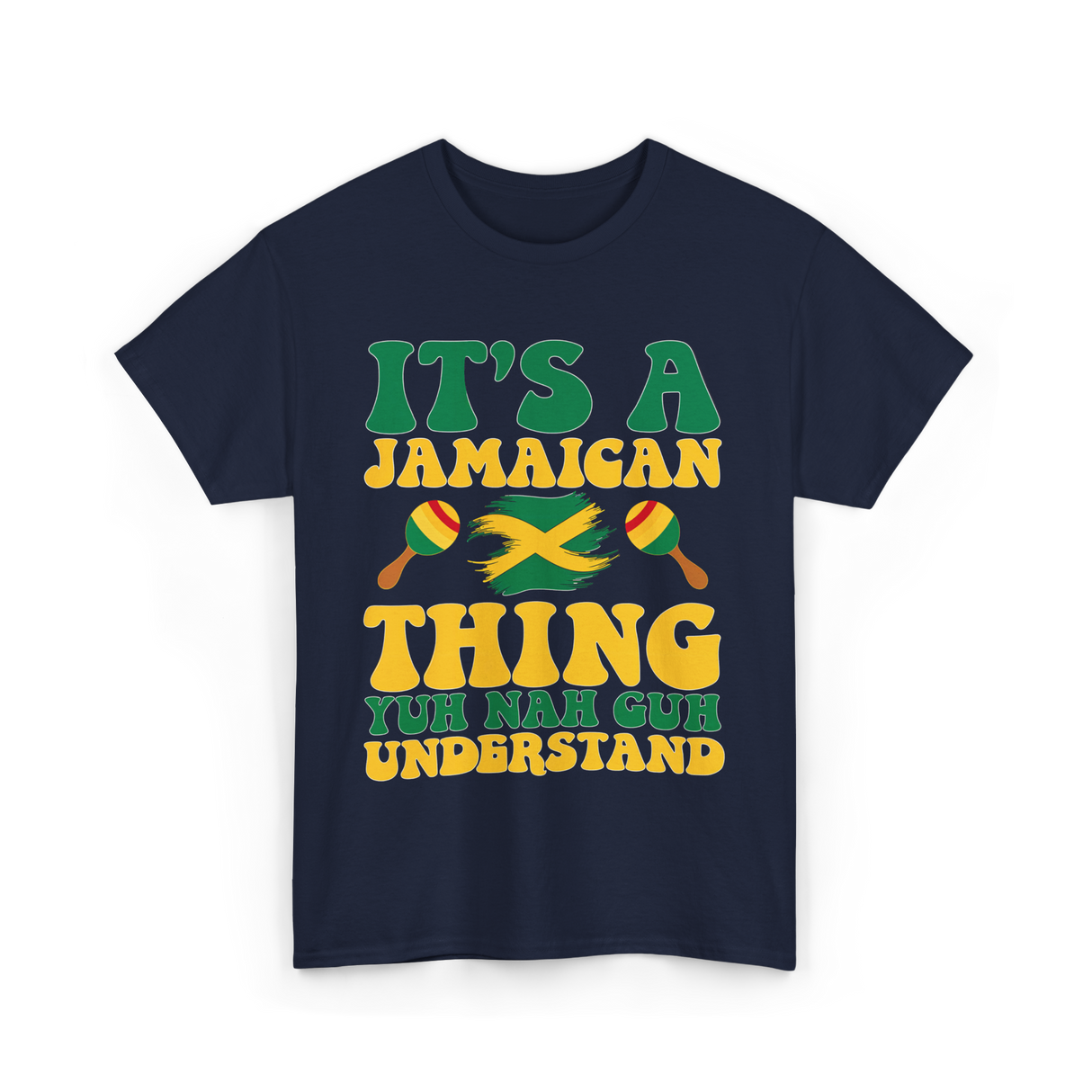 It's A Jamaican Thing Jamaican T-Shirt - Navy