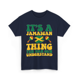 It's A Jamaican Thing Jamaican T-Shirt - Navy