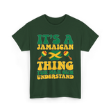 It's A Jamaican Thing Jamaican T-Shirt - Forest Green