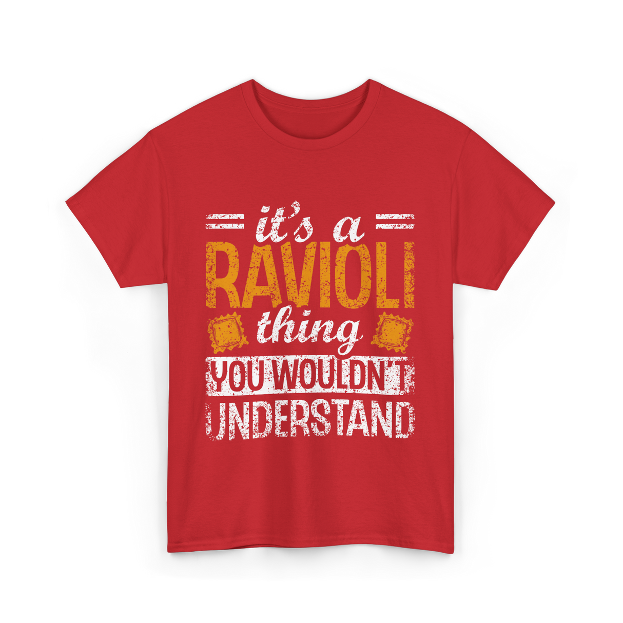 It's A Ravioli Thing Pasta T-Shirt - Red