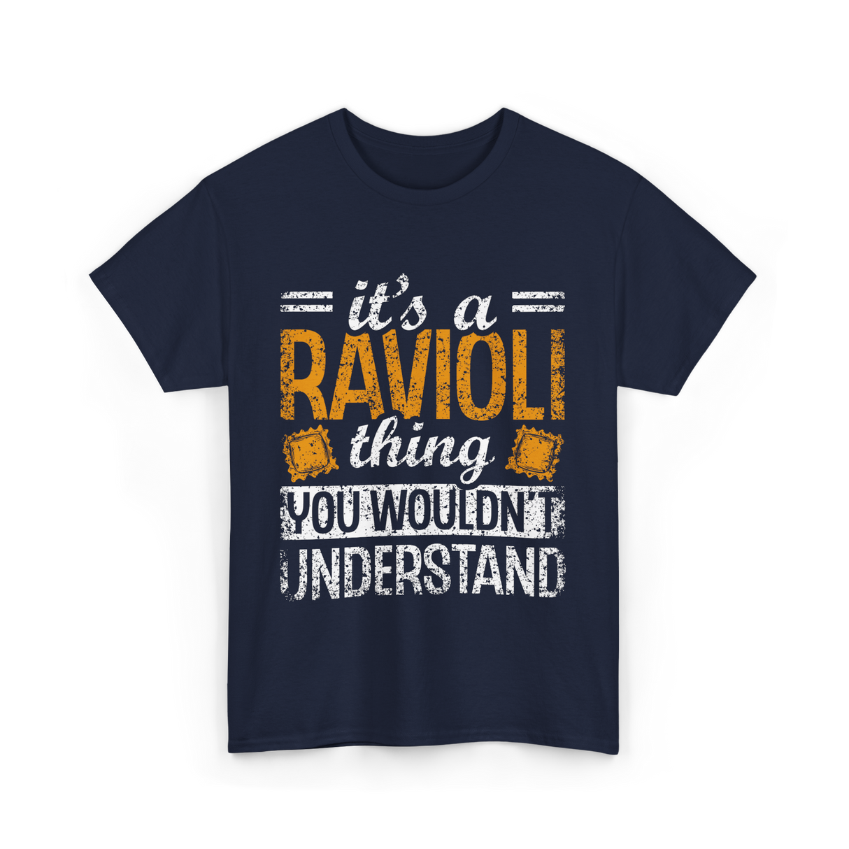 It's A Ravioli Thing Pasta T-Shirt - Navy