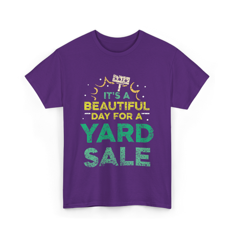 It's A Yard Sale T-Shirt - Purple