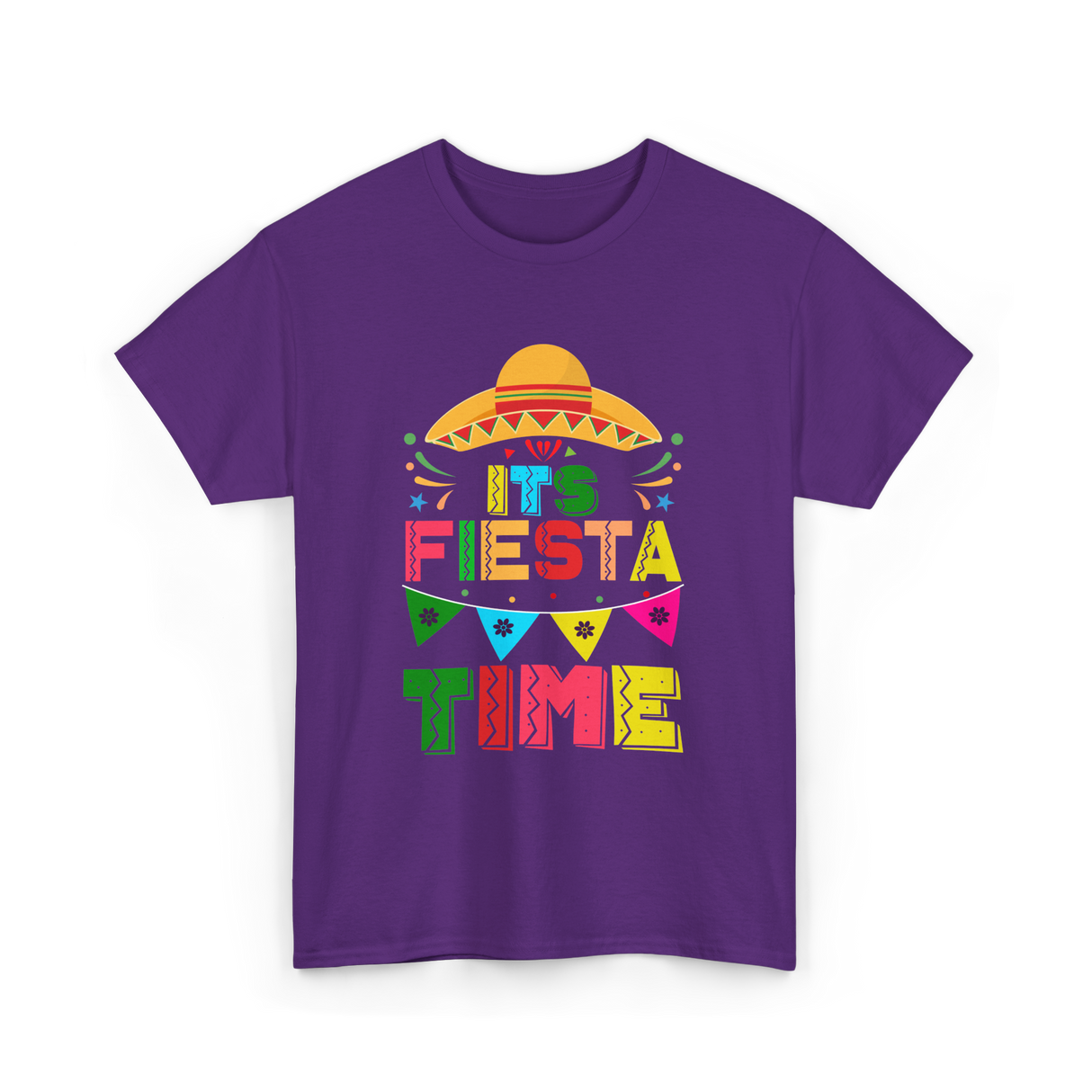 Its Fiesta Time Fiesta Celebration T-Shirt - Purple