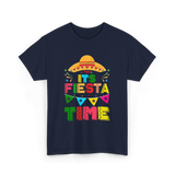 Its Fiesta Time Fiesta Celebration T-Shirt - Navy