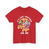 It's Just Another Half Mile Hiking T-Shirt - Red