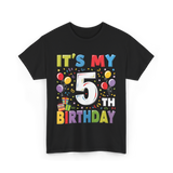 It's My 5th Birthday T-Shirt - Black