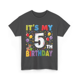 It's My 5th Birthday T-Shirt - Dark Heather