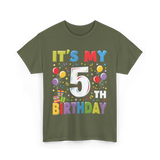 It's My 5th Birthday T-Shirt - Military Green