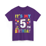 It's My 5th Birthday T-Shirt - Purple