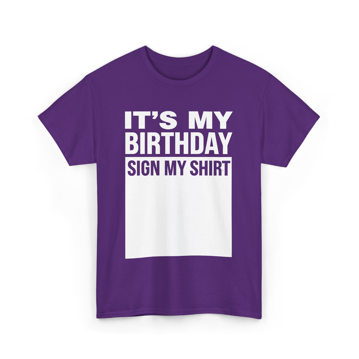 It's My Birthday Birthday Celebration T-Shirt - Purple