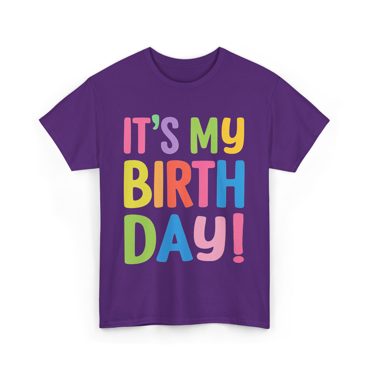 It's My Birthday Birthday Celebration T-Shirt - Purple