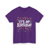 It's My Birthday Birthday Celebration T-Shirt - Purple