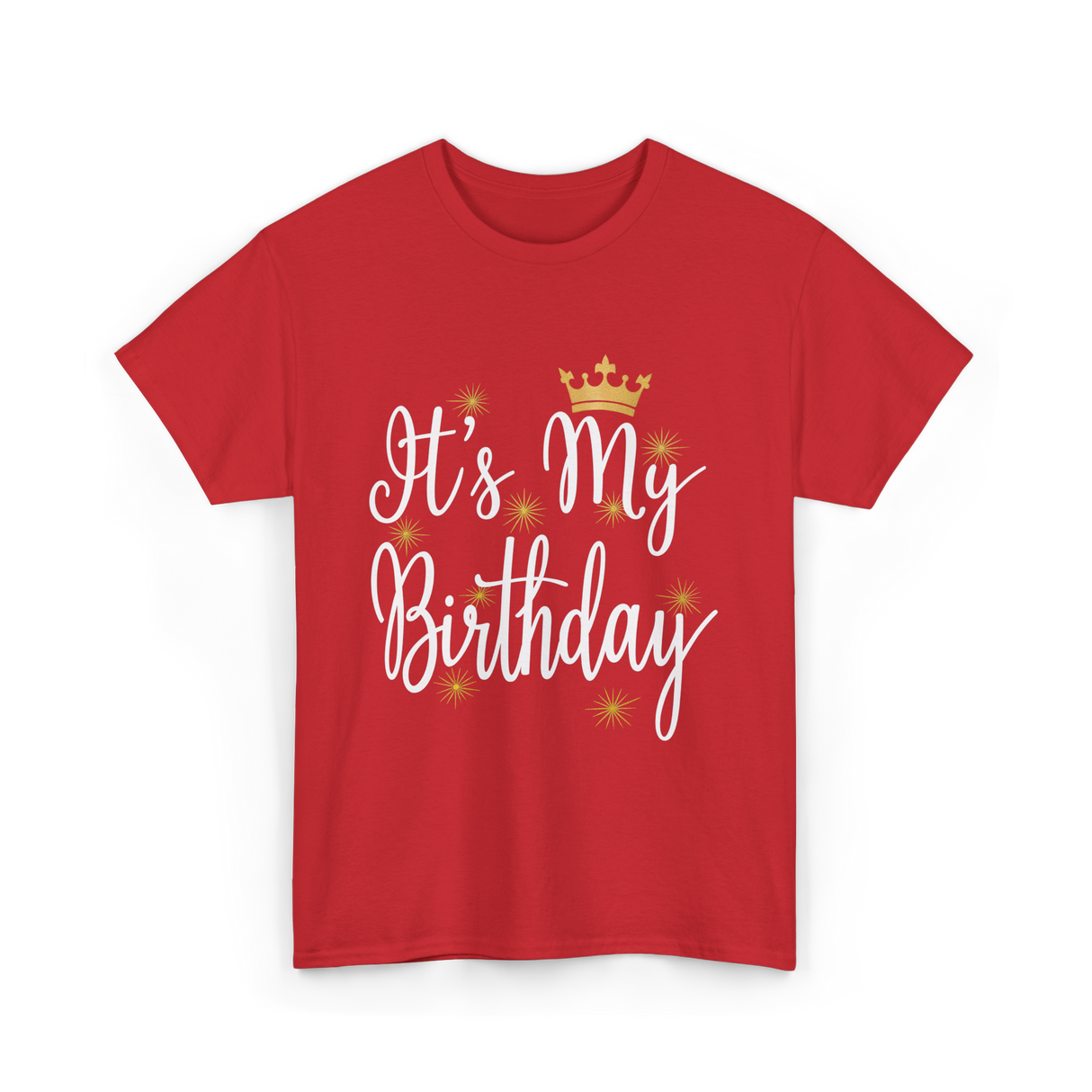 It's My Birthday T-Shirt - Red