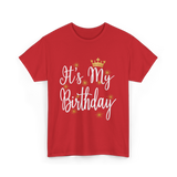 It's My Birthday T-Shirt - Red