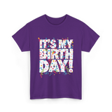 It's My Birthday Celebration T-Shirt - Purple