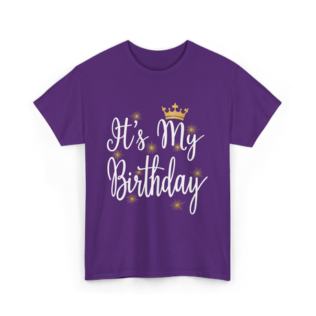 It's My Birthday T-Shirt - Purple