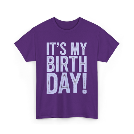 It's My Birthday T-Shirt - Purple