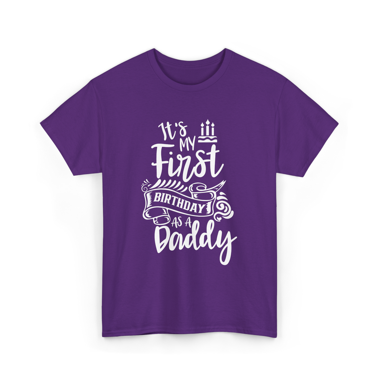 It's My First Birthday Daddy T-Shirt - Purple