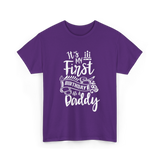 It's My First Birthday Daddy T-Shirt - Purple