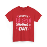 It's My First Mother's Day T-Shirt - Red