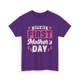 It's My First Mother's Day T-Shirt - Purple